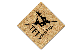 Diamond Cork Coaster 4D