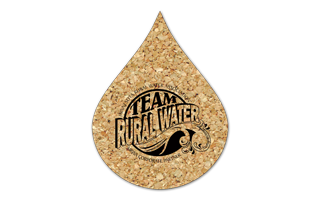 Flame/Water Cork Coaster 4FM