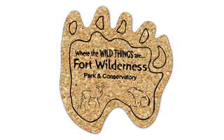 Paw Cork Coaster 4PW