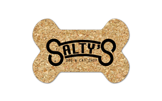 Dog Bone Cork Coaster