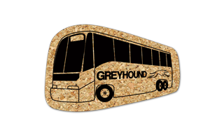 Bus Cork Coaster