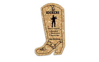 Cowboy Boot Cork Coaster