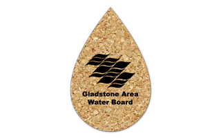 Flame/water Cork Coaster 5FM