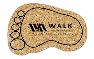 Foot Cork Coaster 5FO