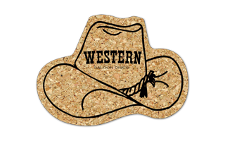 Cowboy Hat Cork Coaster