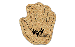 Hand Cork Coaster 5HN