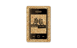 Smart Phone Cork Coaster