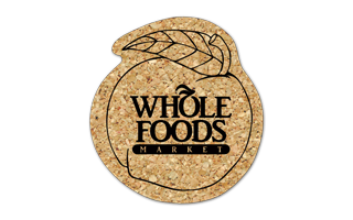 Peach Cork Coaster 5PC