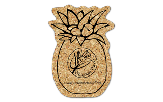 Pineapple Cork Coaster