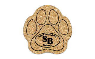 Paw Cork Coaster 5PW