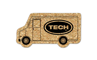 Box Truck Cork Coaster