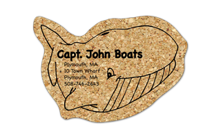 Whale Cork Coaster
