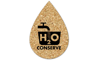 Flame/Water Cork Coaster 6FM