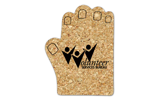 Hand Cork Coaster 6HN