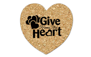 Heart Cork Coaster 6HT