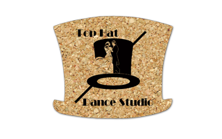 Top Hat Cork Coaster