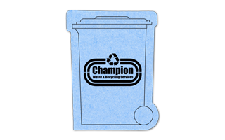 Recycling Bin Compressed Sponge