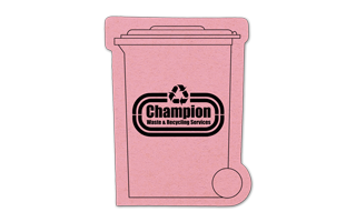 Recycling Bin Compressed Sponge