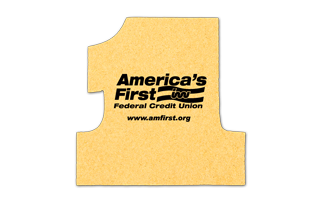 Number One Shape Compressed Sponge