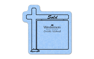 Real Estate Sign Compressed Sponge