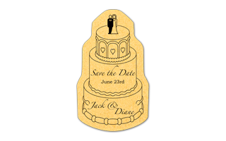 Wedding Cake Compressed Sponge