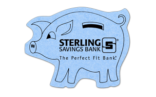 6 Piggy Bank Compressed Sponge