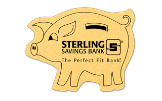 6 Piggy Bank Compressed Sponge