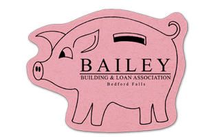 6 Piggy Bank Compressed Sponge