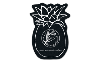 Pineapple Flat Tire Coaster