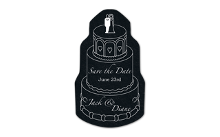 Wedding Cake Flat Tire Coaster