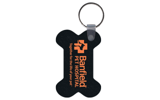 Dog Bone Flat Tire Key Tag