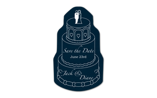 Wedding Cake Rubber Jar Opener