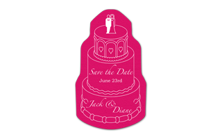 Wedding Cake Rubber Jar Opener