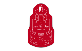 Wedding Cake Rubber Jar Opener