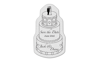 Wedding Cake Rubber Jar Opener