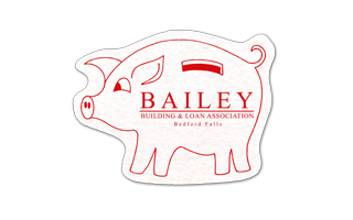 Piggy Bank Shammy Coaster