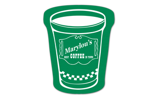 Coffee Cup Vinyl Jar Opener