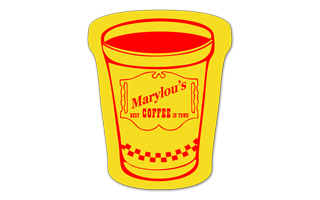 Coffee Cup Vinyl Jar Opener