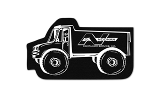 Dump Truck Vinyl Jar Opener