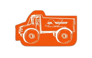 Dump Truck Vinyl Jar Opener