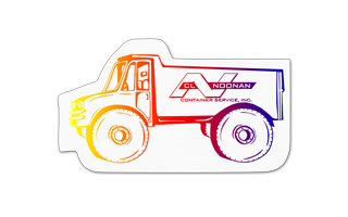 Dump Truck Vinyl Jar Opener