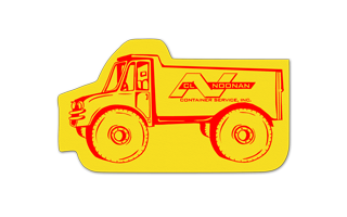 Dump Truck Vinyl Jar Opener