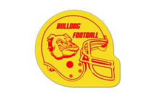 Football Helmet Vinyl Jar Opener