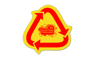 Recycle Arrows Vinyl Jar Opener