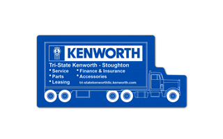 Tractor Trailer Vinyl Jar Opener