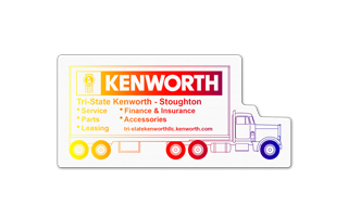 Tractor Trailer Vinyl Jar Opener