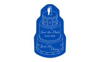 Wedding Cake Vinyl Jar Opener