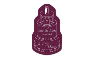 Wedding Cake Vinyl Jar Opener