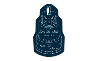 Wedding Cake Vinyl Jar Opener