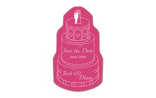 Wedding Cake Vinyl Jar Opener